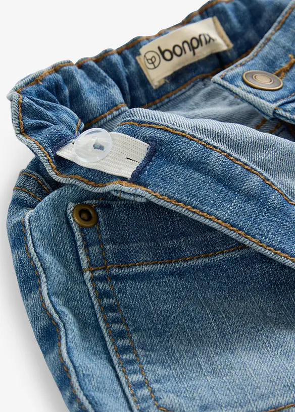 Bootcut jeans medelhög midja, bonprix