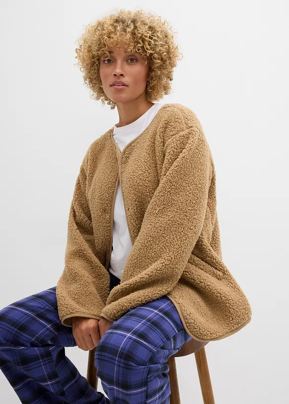 Jacka i teddyfleece, bonprix