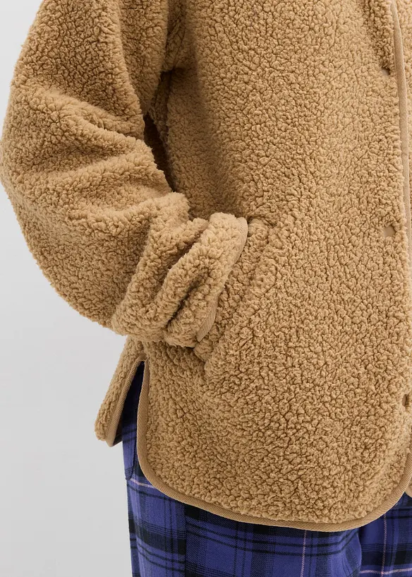 Jacka i teddyfleece, bonprix