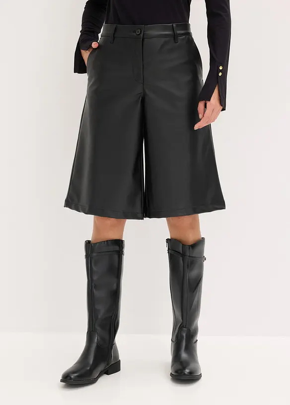 Bermudas i skinnimitation, bonprix