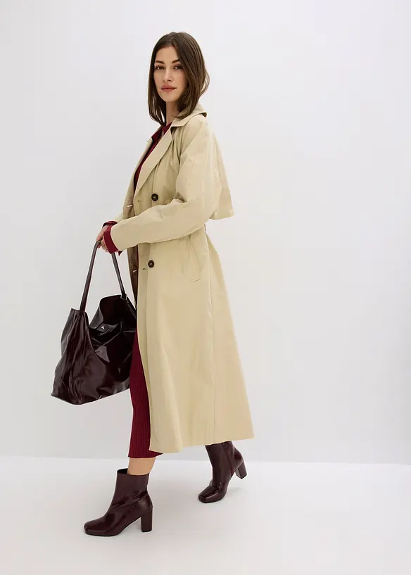 Trenchcoat i oversizemodell, bonprix