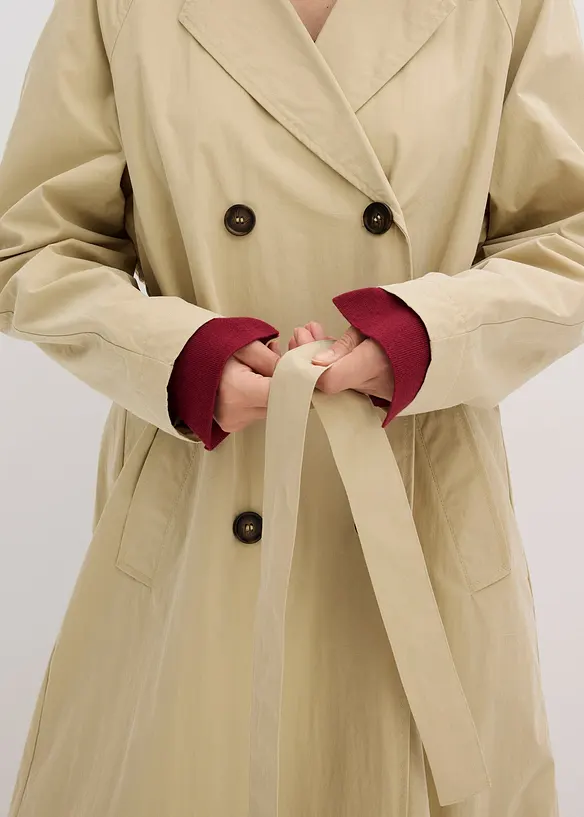 Trenchcoat i oversizemodell, bonprix