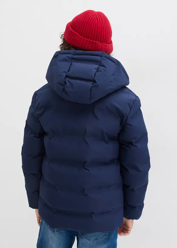 Quiltad jacka med huva, bonprix