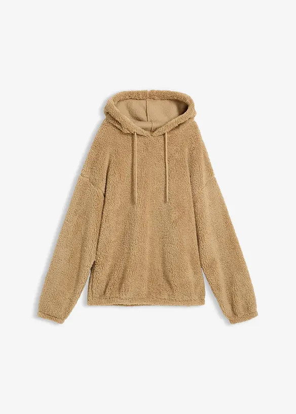 Fleecetröja i teddymaterial, bonprix