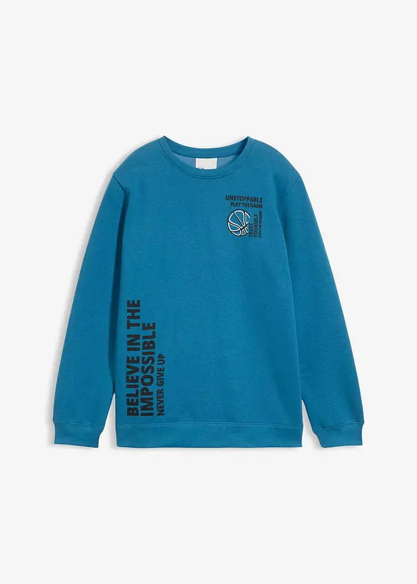 Sweatshirt av mjuk bomullsmix, bonprix