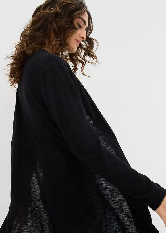 Lång cardigan utan knäppning, bonprix
