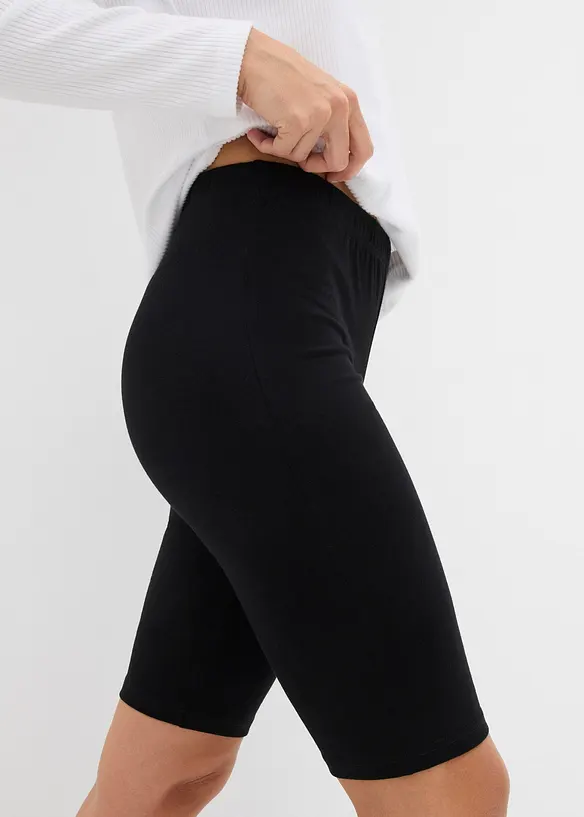 Lång cykelbyxa (2-pack), bonprix
