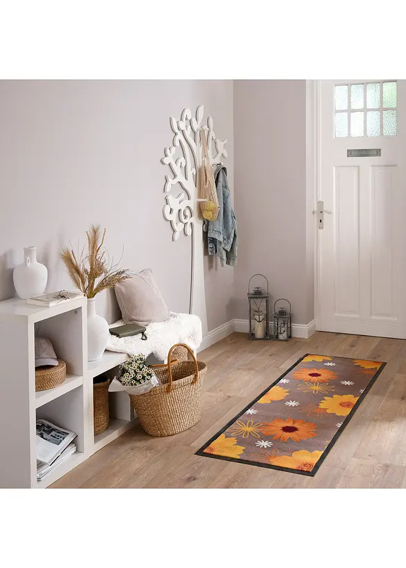 Dörrmatta med blommotiv, bonprix