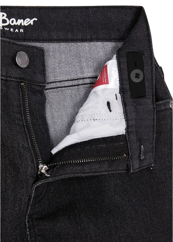 Jeans i femficksmodell smal passform, bonprix