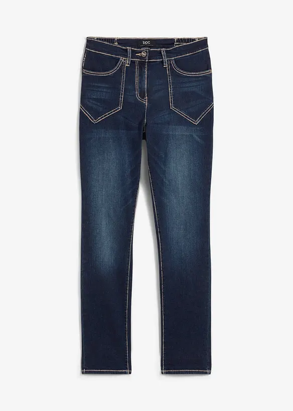 Straight Jeans High Waist, Stretch, bonprix