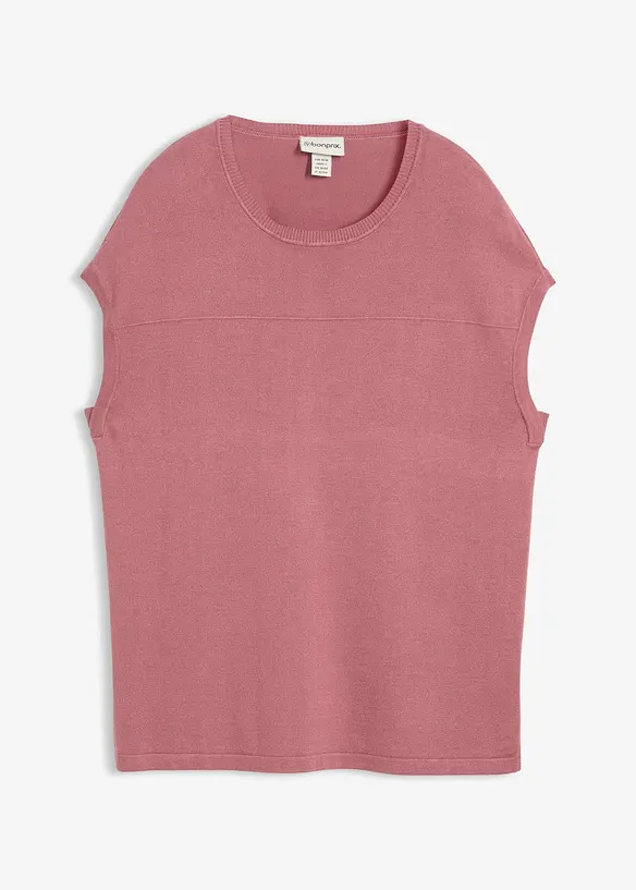 Slipover i mjuk viskosmix, bonprix