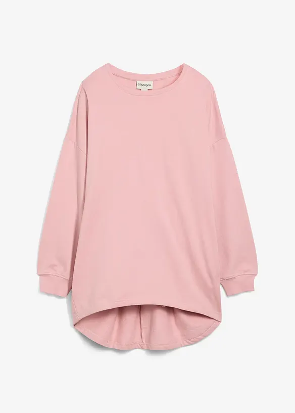 Oversizesweatshirt i ren bomull, bonprix