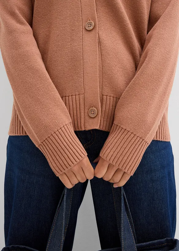 Milano-stickad cardigan, bonprix