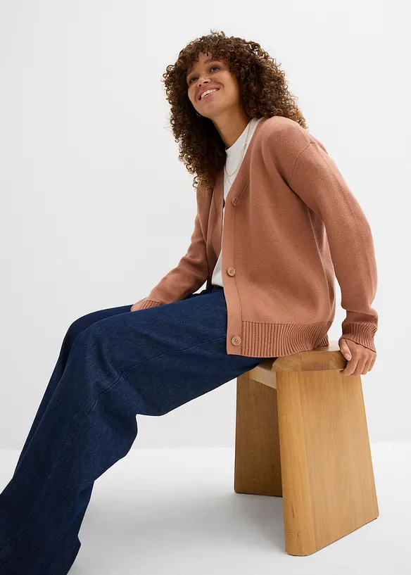 Milano-stickad cardigan, bonprix