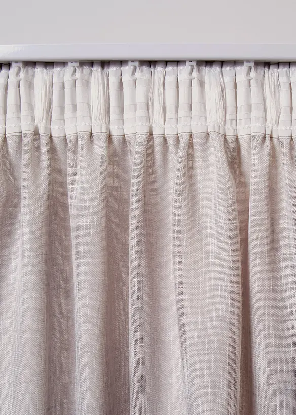 Gardinlängd med återvunnen polyester (1-pack), bonprix