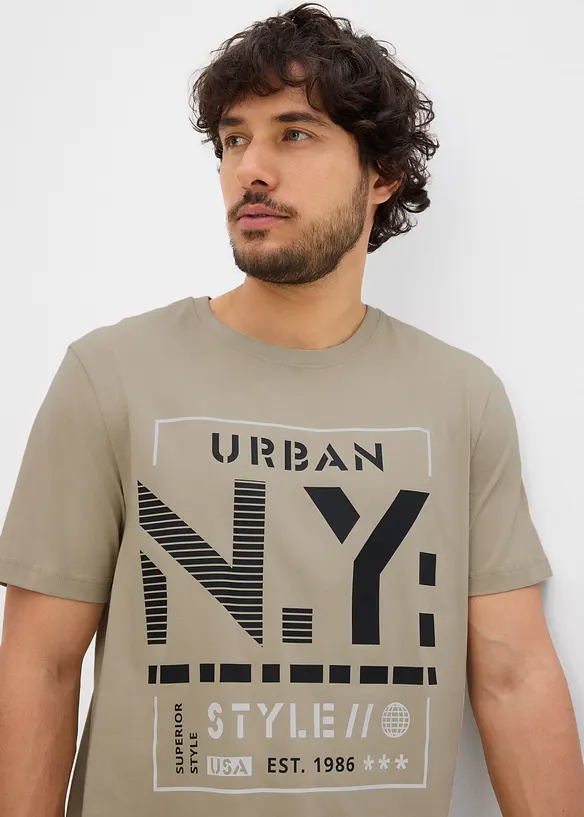 T-shirt av ekologisk bomull, bonprix