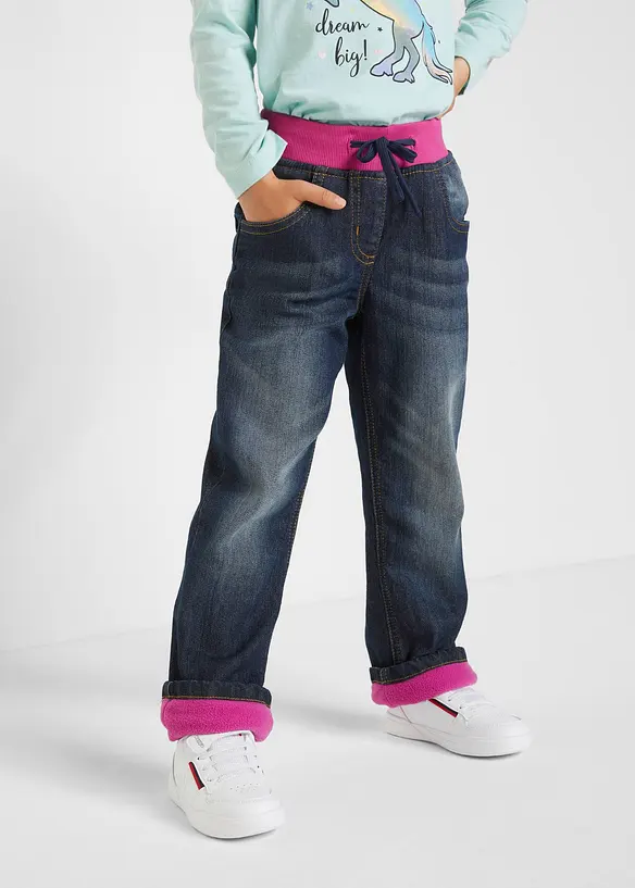 Sköna jeans med fleecefoder, bonprix