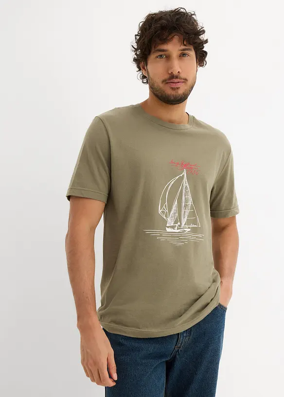 T-shirt i ekologisk bomull (2-pack), bonprix