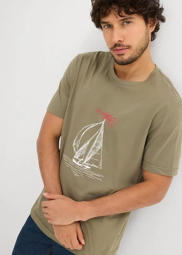T-shirt i ekologisk bomull (2-pack), bonprix