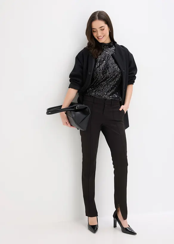 Linne med paljetter, bonprix