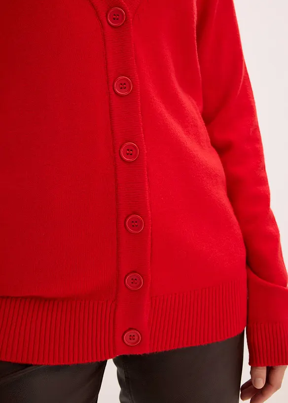 Cardigan i mjuk viskosmix, bonprix