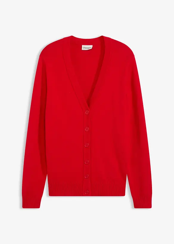 Cardigan i mjuk viskosmix, bonprix