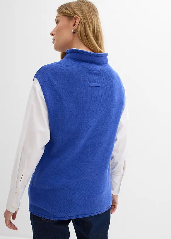 Slipover av ren bomull, bonprix