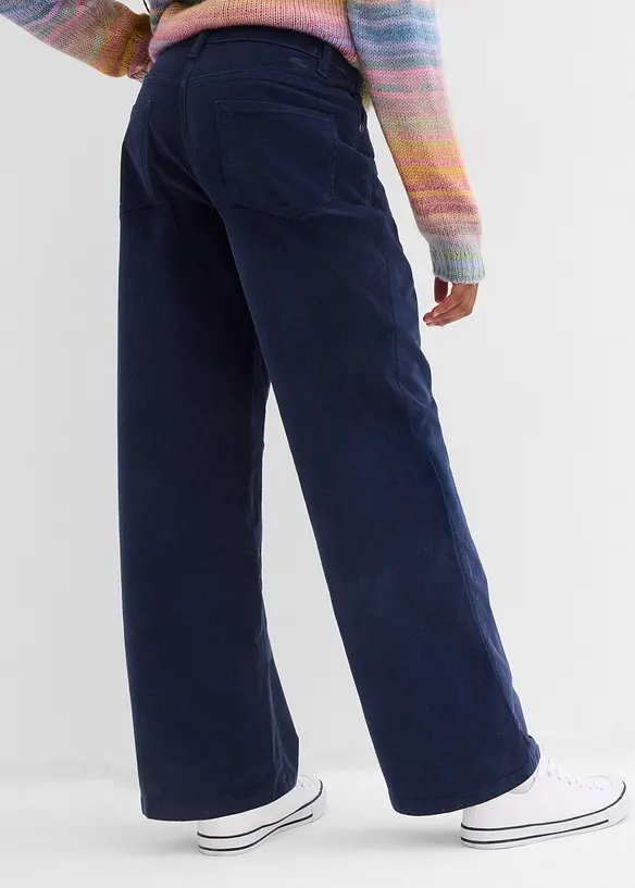 Manchesterbyxa av bomullsstretch, bonprix