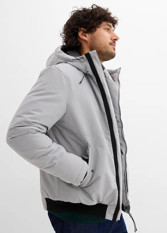 Vinterjacka med sportiga detaljer, bonprix
