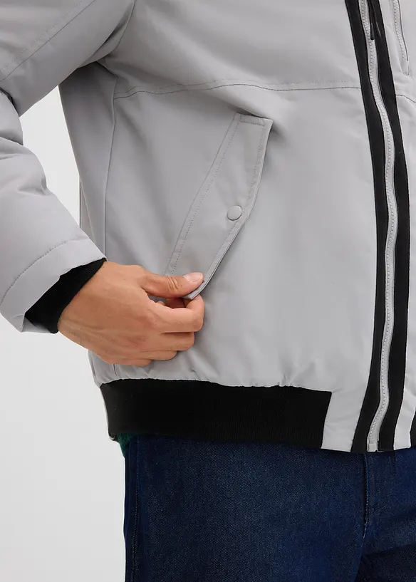 Vinterjacka med sportiga detaljer, bonprix