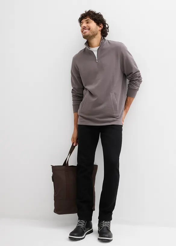 Sweatshirt i ren ekologisk bomull, bonprix