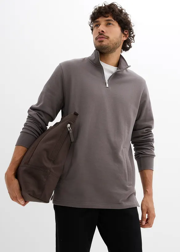 Sweatshirt i ren ekologisk bomull, bonprix
