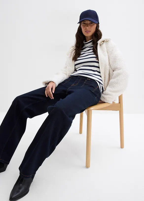 Straight Jeans Mid Waist, bonprix