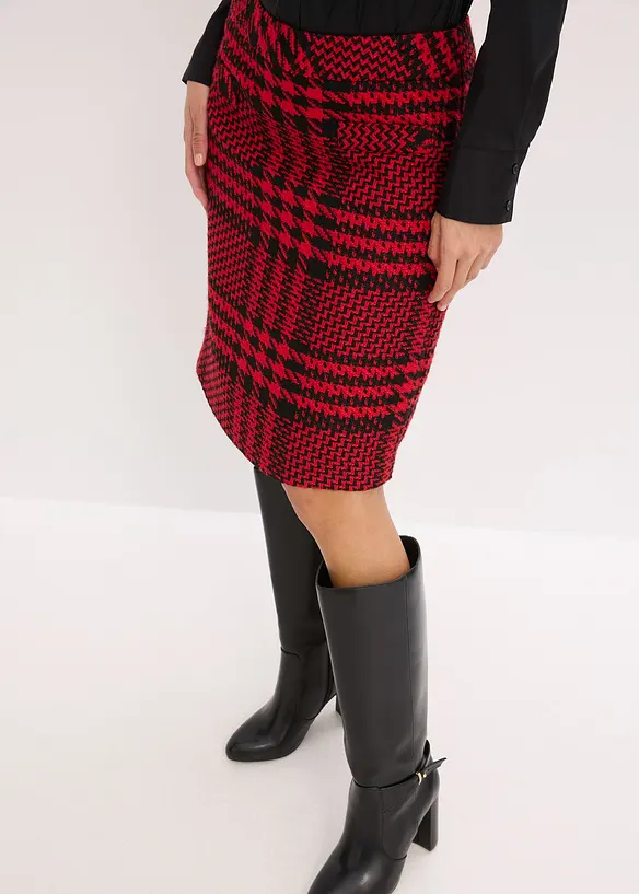 Kjol av mjuk bouclé, bonprix