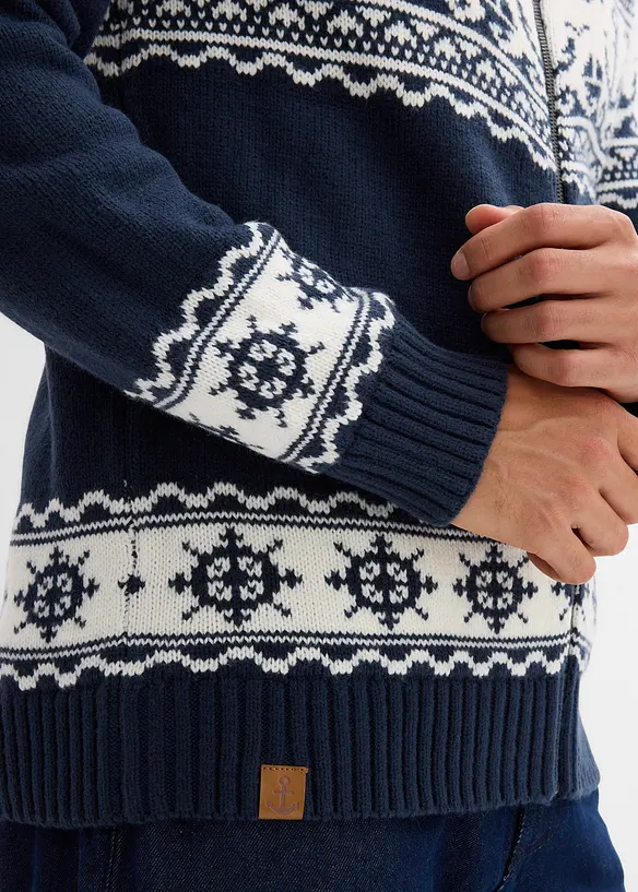Lusemönstrad cardigan, bonprix