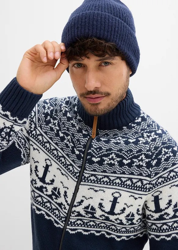 Lusemönstrad cardigan, bonprix