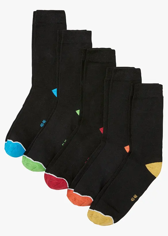 Strumpor med ekologisk bomull (5-pack), bonprix