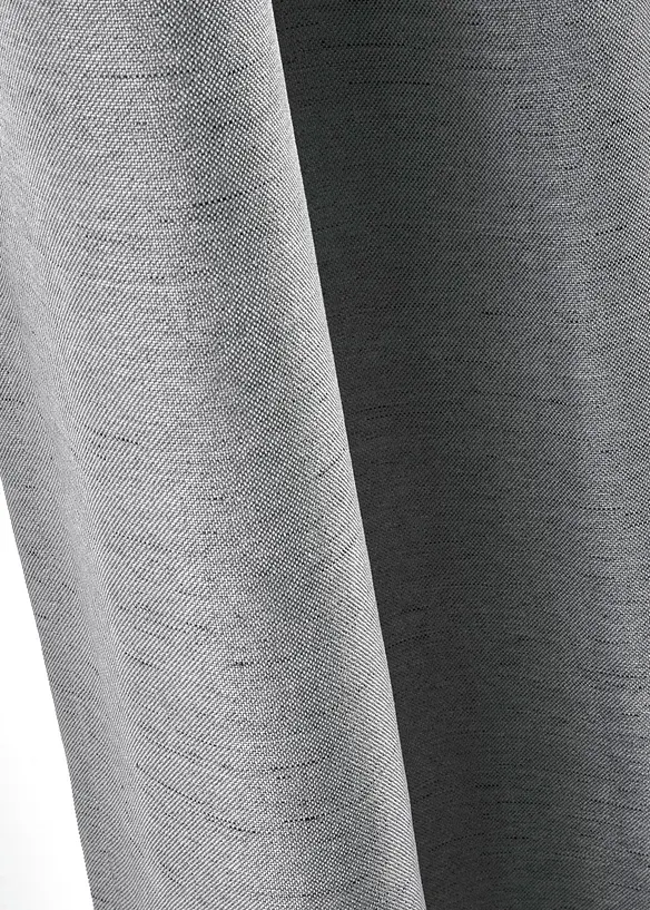 Mörkläggande gardinlängd med lätt struktur (2-pack), bonprix