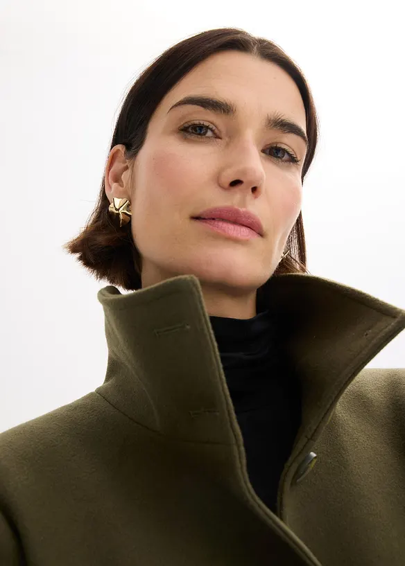 Jacka med yllelook, bonprix