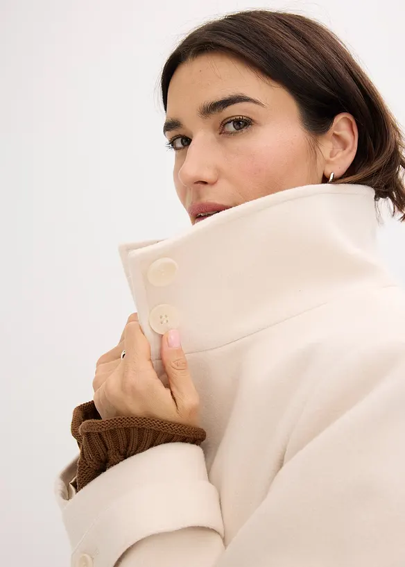 Jacka med yllelook, bonprix