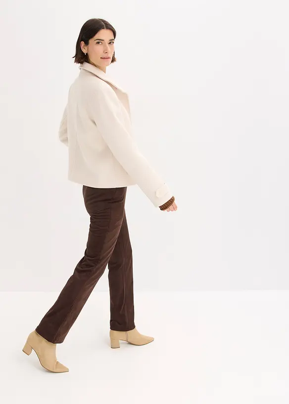 Jacka med yllelook, bonprix