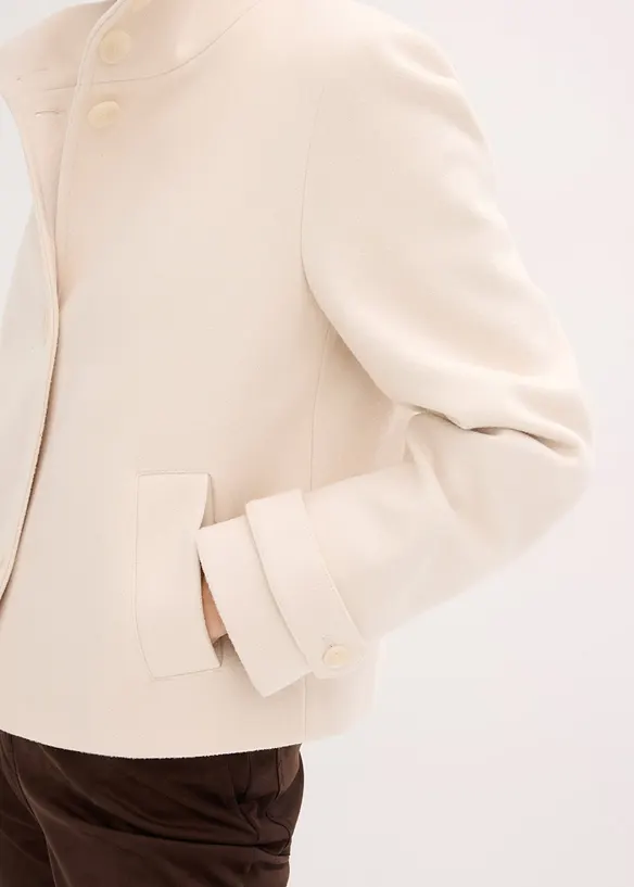 Jacka med yllelook, bonprix