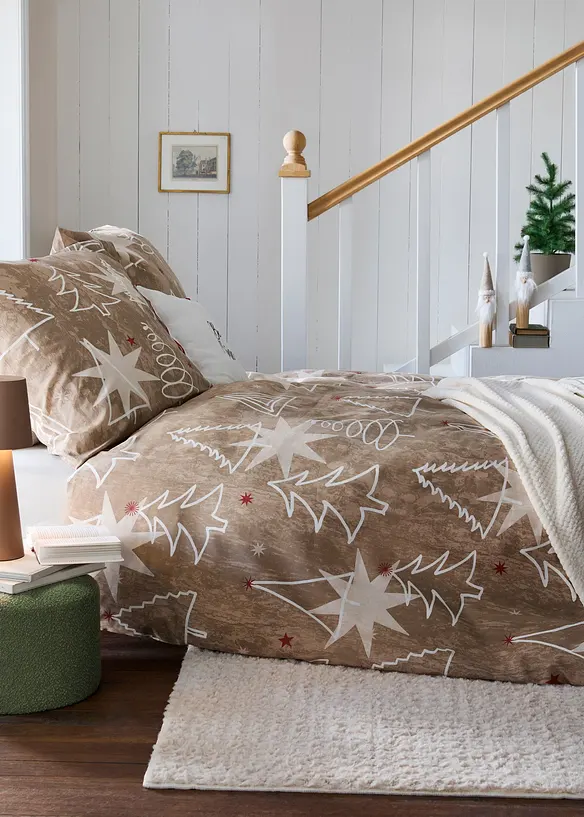 Bäddset med granar, bonprix