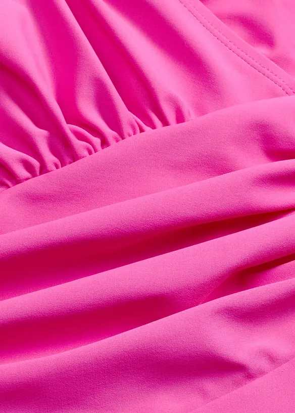 Baddräkt med omlottlook och medelhög formande effekt, bonprix