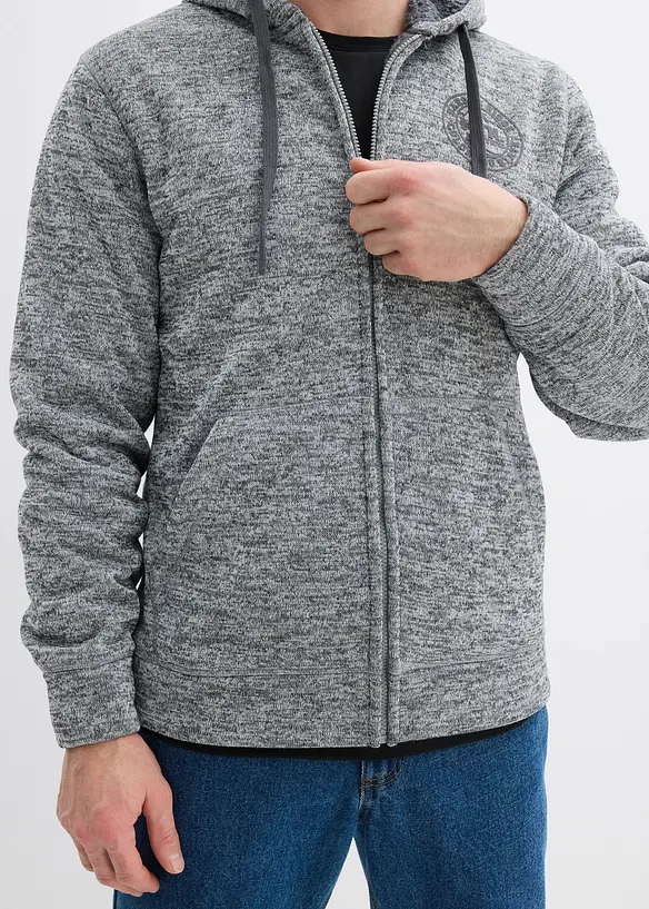 Munkjacka med teddyfoder, bonprix