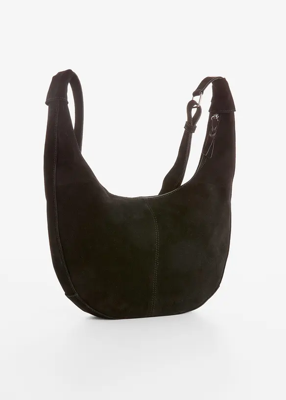 Handväska i skinn, bonprix