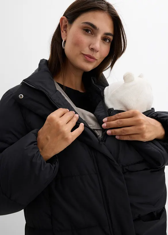 Värmande mammakappa i puffermodell med babyficka, bonprix