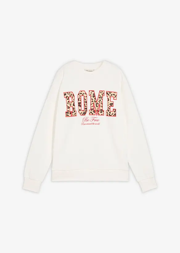 Oversizesweatshirt av ekologisk bomull, bonprix