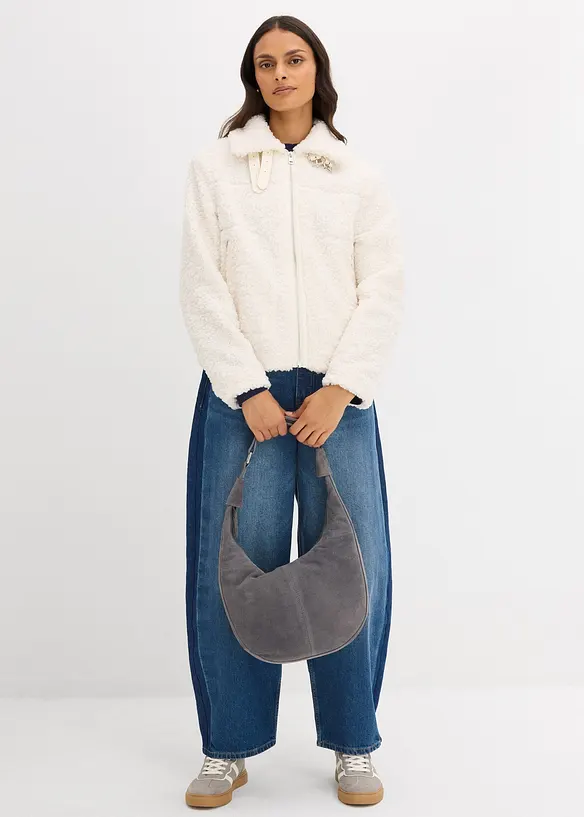 Jacka i teddyfleece, bonprix