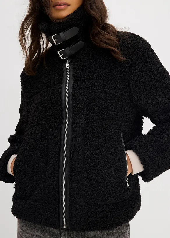 Jacka i teddyfleece, bonprix